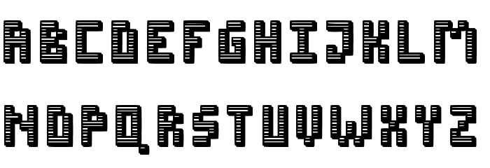 Crt Overscan Regular フォント 大文字