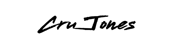 Cru Jones  フリーフォントのダウンロード