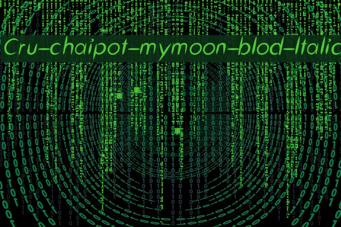 Cru-chaipot-mymoon-blod-ltalic Font examples