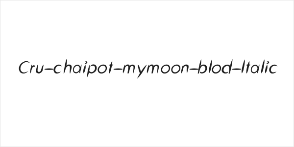 Cru-chaipot-mymoon-blod-ltalic Logo