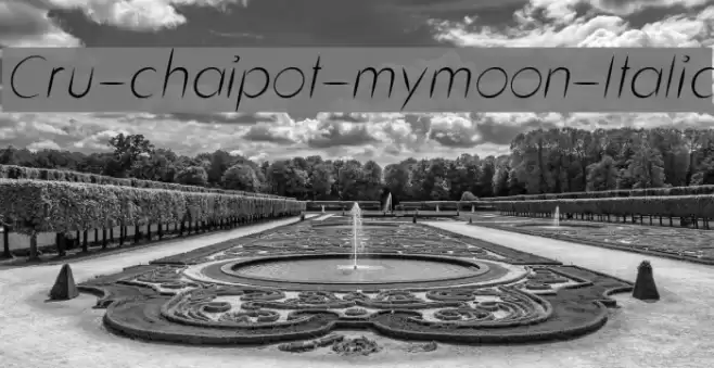 Cru-chaipot-mymoon-ltalic Font examples