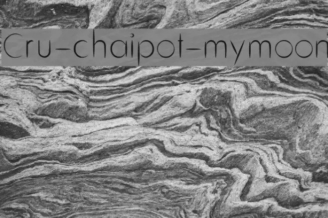 Cru-chaipot-mymoon Font examples