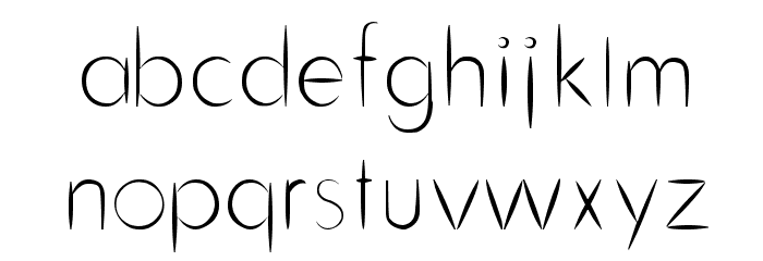 Cru-chaipot-mymoon Font LOWERCASE