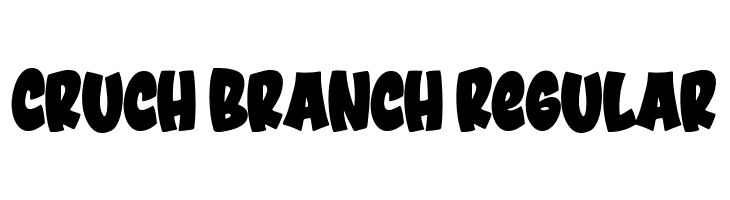Cruch Branch Regular  les polices de caractères gratuit tlcharger