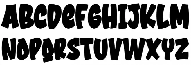 Cruch Branch Regular Schriftart Groß