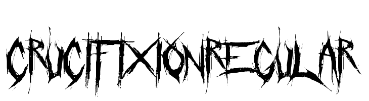 Crucifixion Regular Font