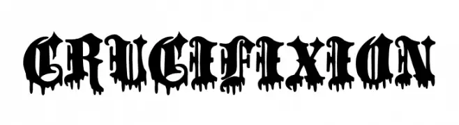 Crucifixion  font caratteri gratis