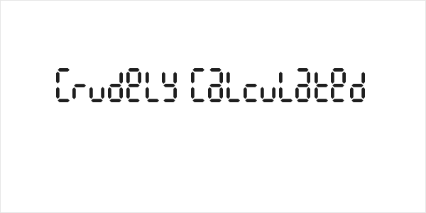 Crudely Calculated Logo