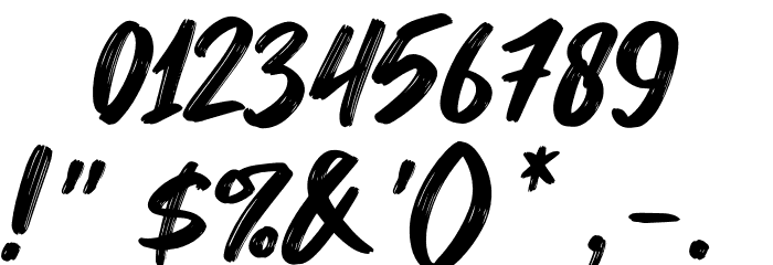 Crudex Font OTHER CHARS