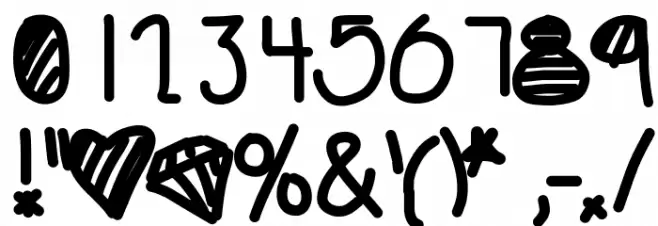 CruelSummer Font OTHER CHARS