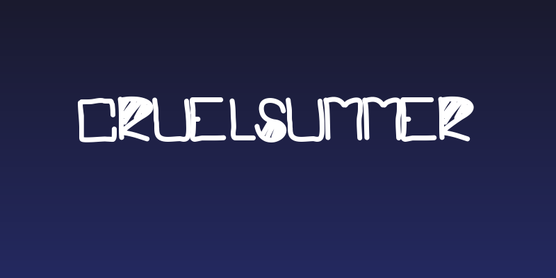 CruelSummer Social Header