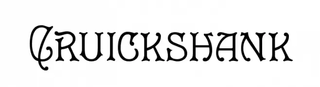 Cruickshank  Frei Schriftart Herunterladen