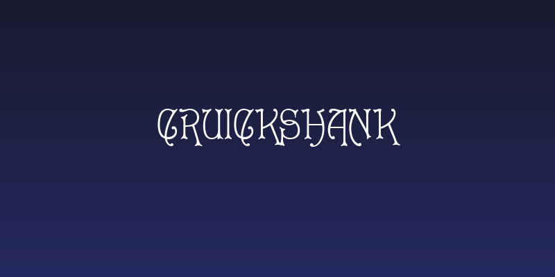Cruickshank Social Header