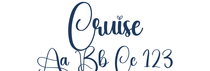 Cruise Font Preview