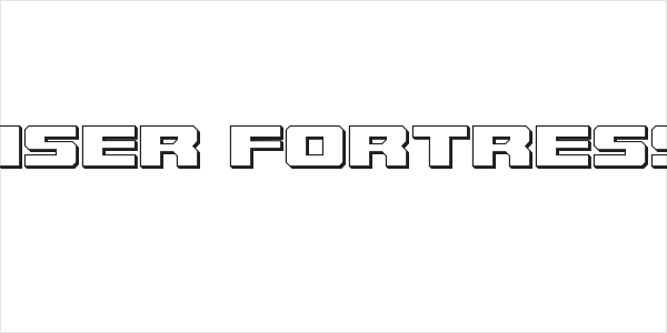 Cruiser Fortress 3D Logo