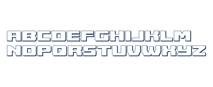 Cruiser Fortress 3D Lowercase