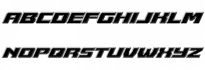 Cruiser Fortress Bevel Italic خط أحرف صغيرة