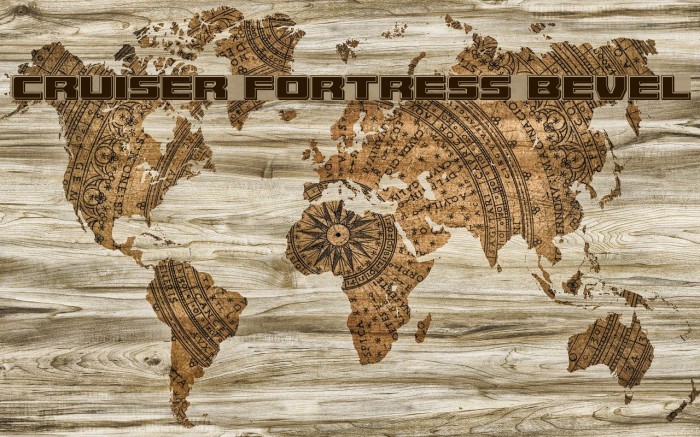 Cruiser Fortress Bevel Font examples