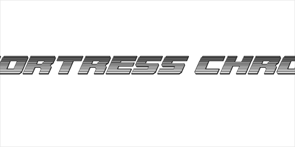 Cruiser Fortress Chrome Italic Logo