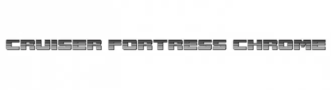 Cruiser Fortress Chrome  免费字体下载