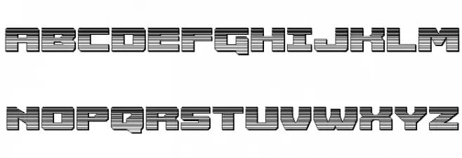 Cruiser Fortress Chrome Polices MAJUSCULES