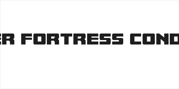 Cruiser Fortress Condensed Logo