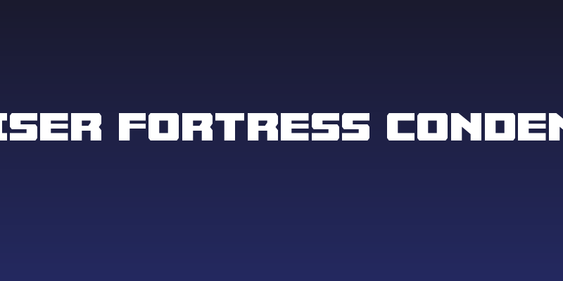 Cruiser Fortress Condensed Social Header