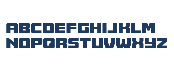 Cruiser Fortress Condensed Lowercase