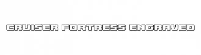 Cruiser Fortress Engraved  Frei Schriftart Herunterladen