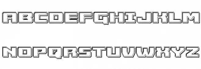 Cruiser Fortress Engraved Polices MAJUSCULES
