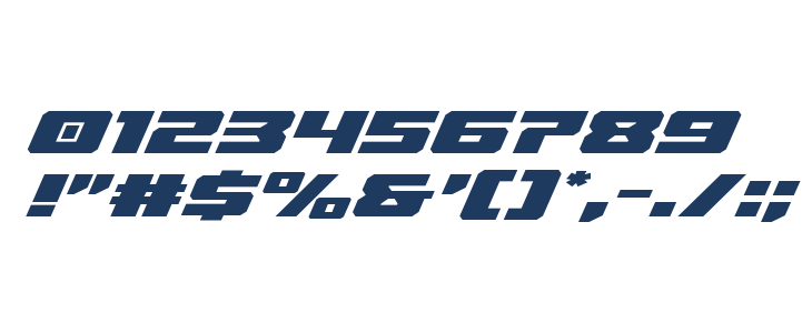 Cruiser Fortress Expanded Italic Other Characters