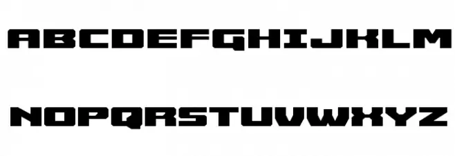 Cruiser Fortress Expanded Шрифта ВЕРХНИЙ
