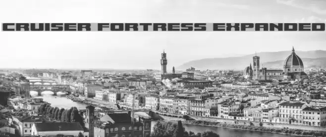 Cruiser Fortress Expanded Font examples