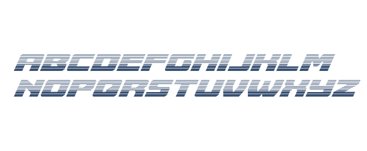Cruiser Fortress Gradient Italic Lowercase