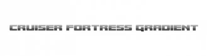Cruiser Fortress Gradient  Frei Schriftart Herunterladen