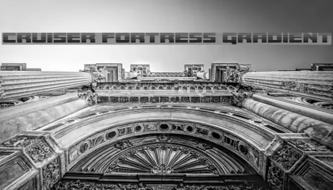 Cruiser Fortress Gradient フォント examples