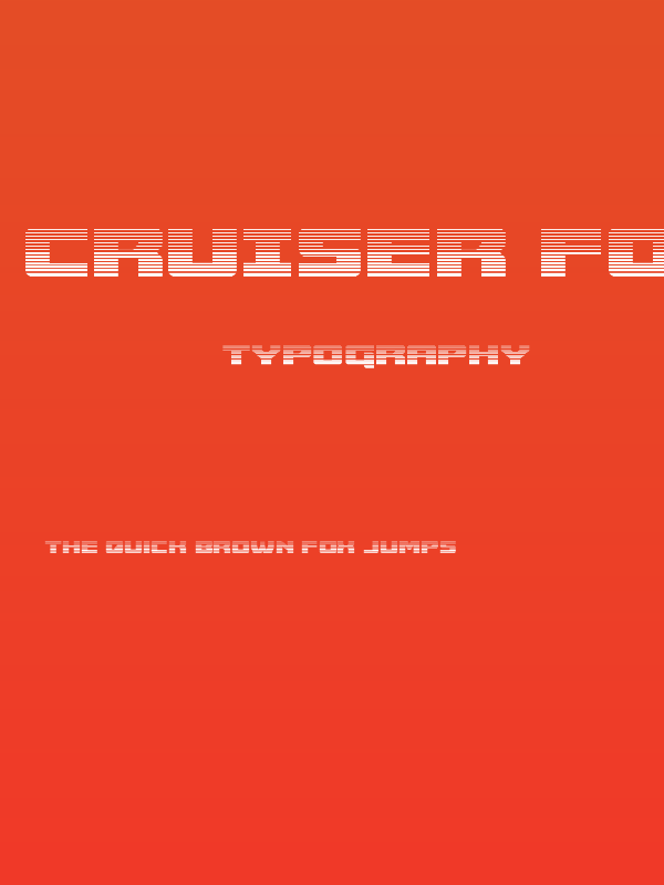 Cruiser Fortress Gradient Poster