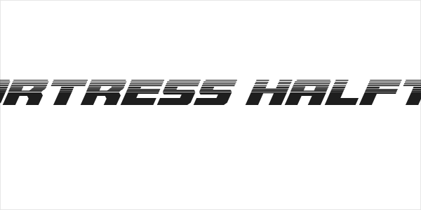 Cruiser Fortress Halftone Italic Logo