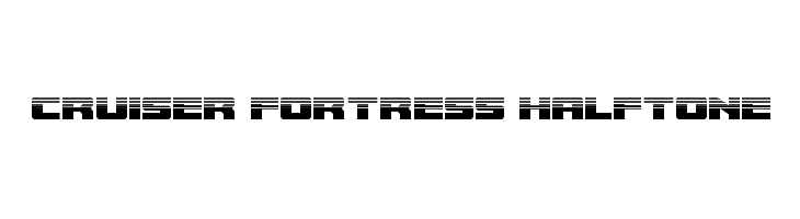 Cruiser Fortress Halftone  Fuentes Gratis Descargar