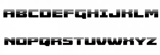 Cruiser Fortress Halftone Polices MAJUSCULES