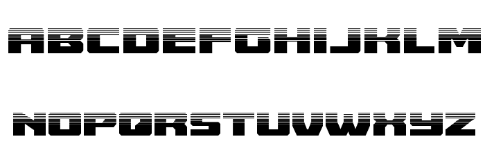 Cruiser Fortress Halftone Font LOWERCASE
