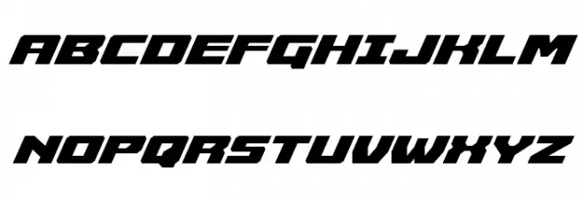 Cruiser Fortress Italic خط أحرف كبيرة