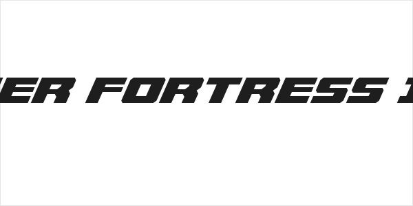 Cruiser Fortress Italic Logo