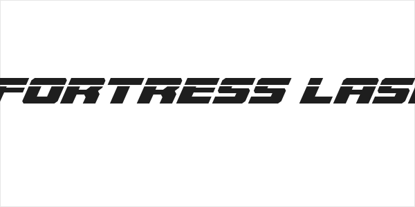Cruiser Fortress Laser Italic Logo