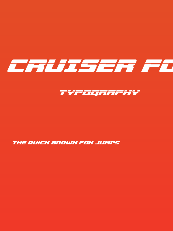 Cruiser Fortress Laser Italic Poster