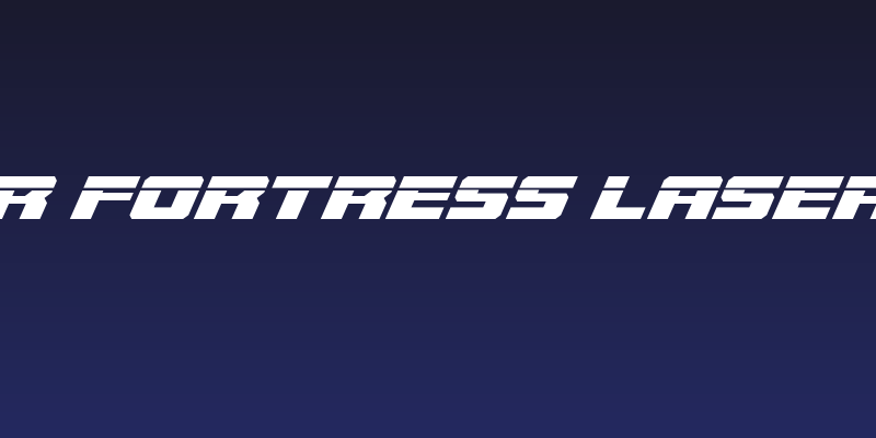 Cruiser Fortress Laser Italic Social Header