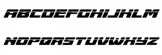 Cruiser Fortress Laser Italic Fonte MINÚSCULAS