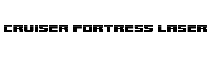 Cruiser Fortress Laser  नि: शुल्क फ़ॉन्ट्स डाउनलोड