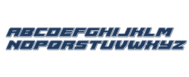 Cruiser Fortress Punch Italic Lowercase