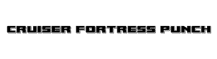 Cruiser Fortress Punch  免费字体下载